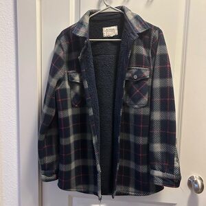 Boston Traders Checkered Jacket - Black and Red
